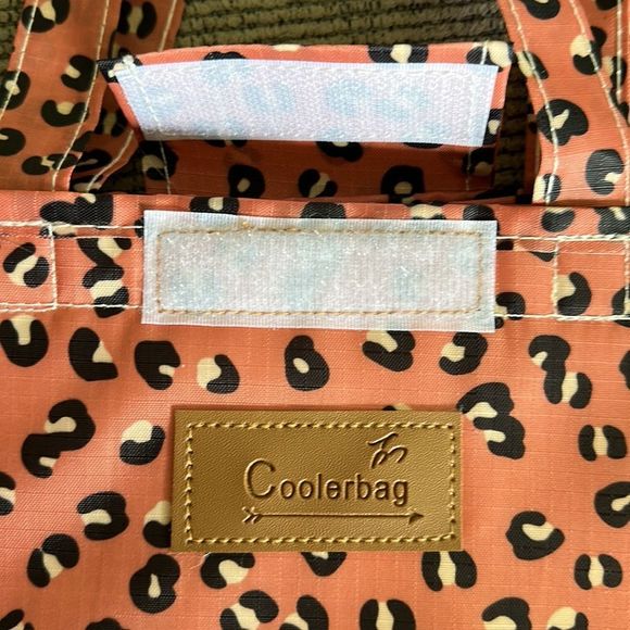 🥙Sale! New Insulated Lunch Bag Sealed Pink Leopard Print lunch Box Tote Bag - Picture 10 of 10